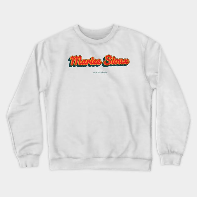 Mariee Sioux Crewneck Sweatshirt by PowelCastStudio